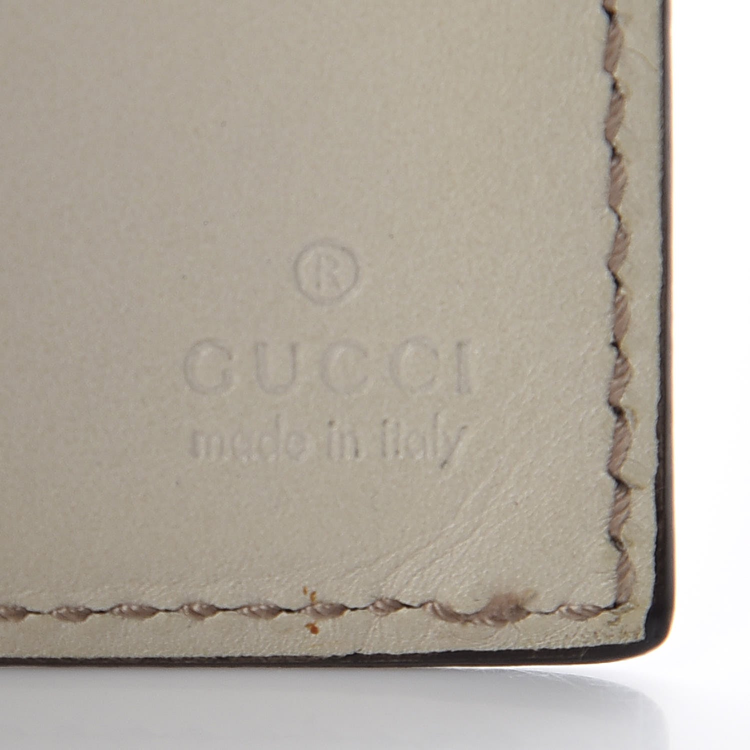 Gucci Guccissima Bi-Fold Wallet White 9 of 17