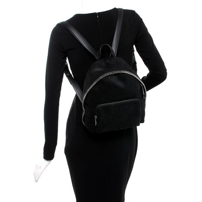 Stella McCartney Shaggy Deer Falabella Backpack Black 2 of 8