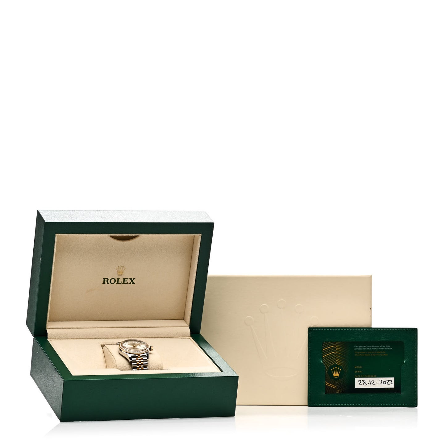 Stainless Steel 18K Yellow Gold Diamond Bezel 31mm Oyster Perpetual Datejust Watch Silver 278383RBR