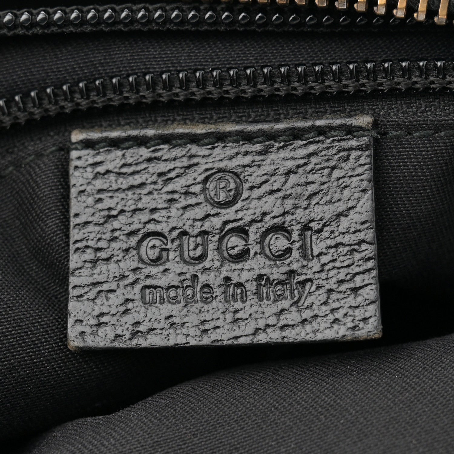 Gucci Monogram Web Medium Half Moon Hobo Black 6 of 12