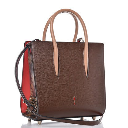 Christian Louboutin Nubuck Patch Small Eccusion Paloma Version Chatain 3 of 21