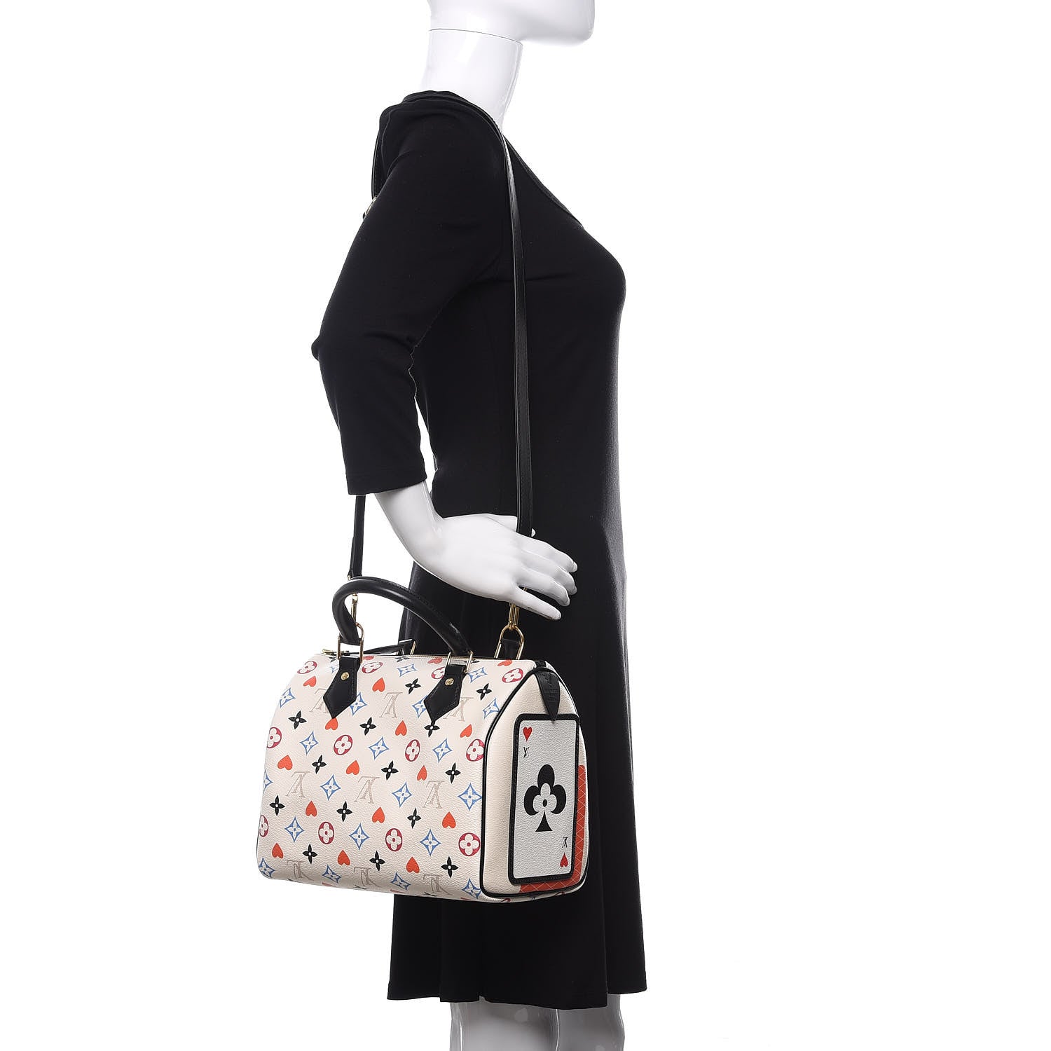 Louis Vuitton Game On Speedy Bandouliere 25 White 2 of 11