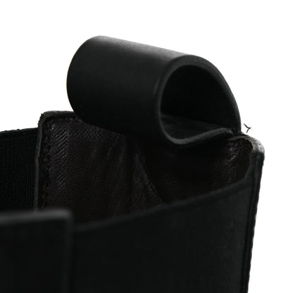 Bottega Veneta Calfskin Womens The Tire Chelsea Boots 39 Black Flannel 11 of 14