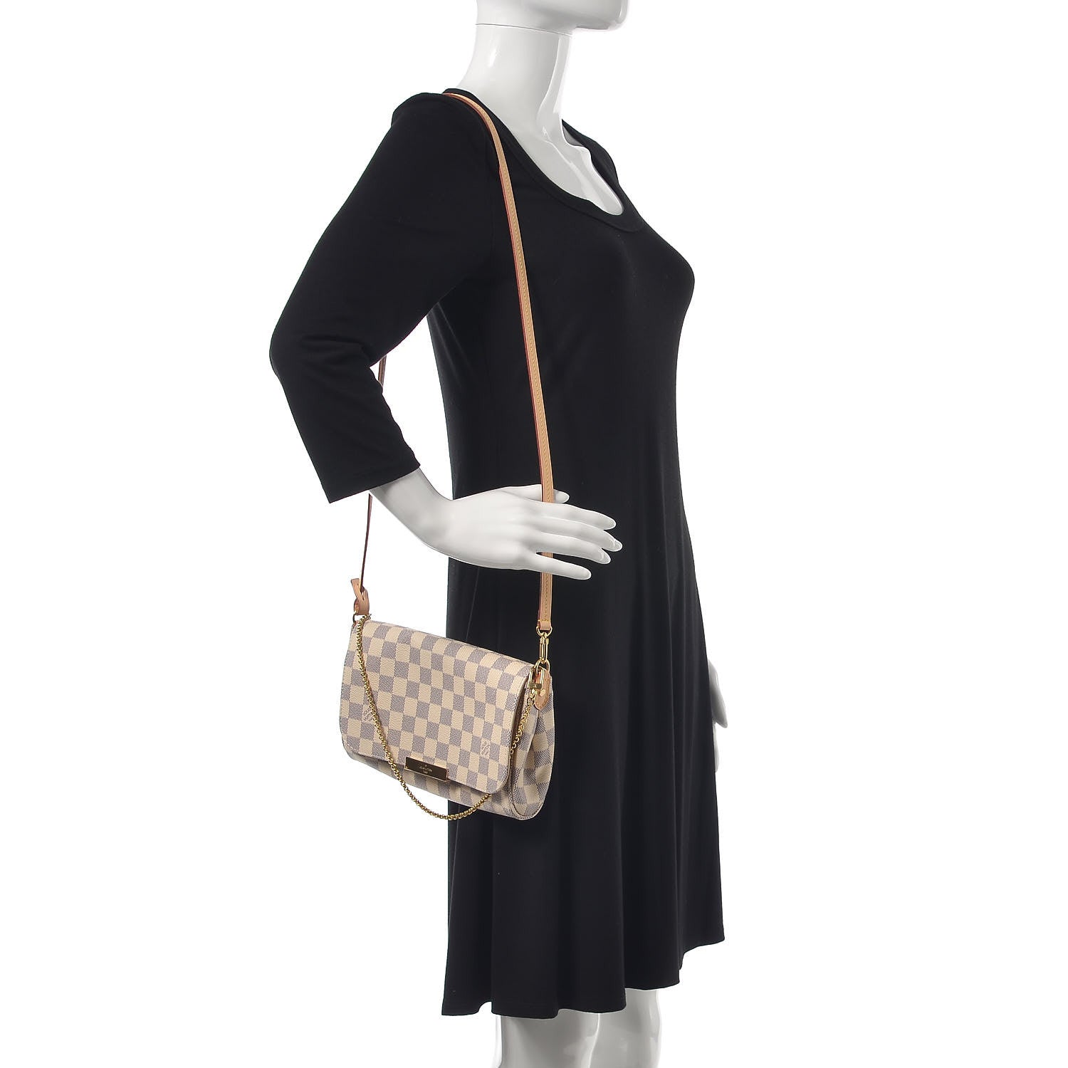 Louis Vuitton Damier Azur Favorite MM 2 of 8