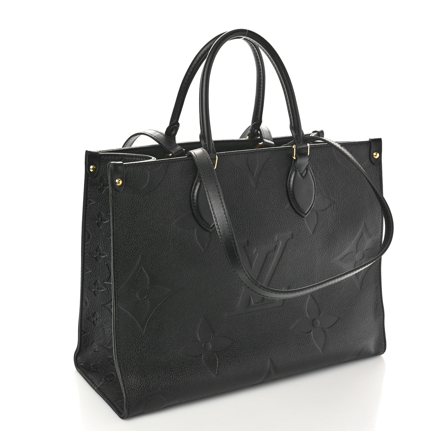 Louis Vuitton Empreinte Monogram Giant Onthego MM Black 3 of 10