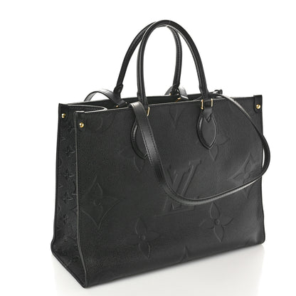 Louis Vuitton Empreinte Monogram Giant Onthego MM Black 3 of 10