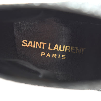 Saint Laurent Glitter Pierre 95 Ankle Boots 36.5 Green 6 of 11