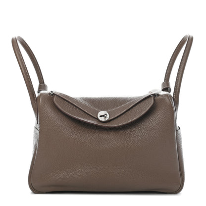 Hermes Taurillon Clemence Lindy 30 Etoupe 1 of 10