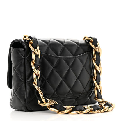 Chanel Lambskin Quilted Large CC Funky Town Flap Black 3 of 13