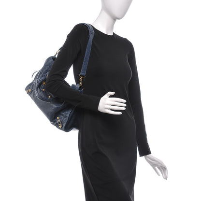 Balenciaga Agneau Giant 12 Gold Hardware City Bleu Mineral 2 of 11
