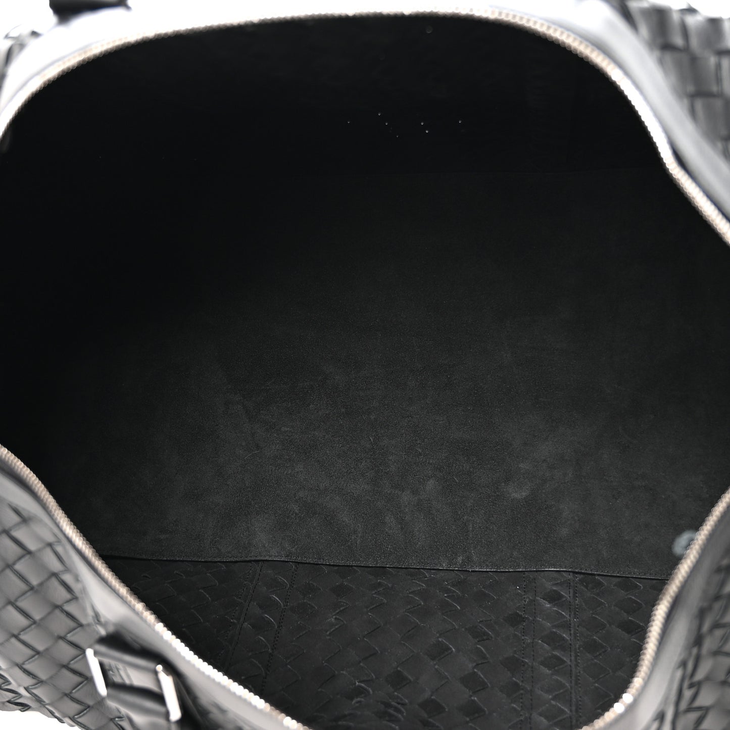 Nappa Intrecciato Weekend Bag Black