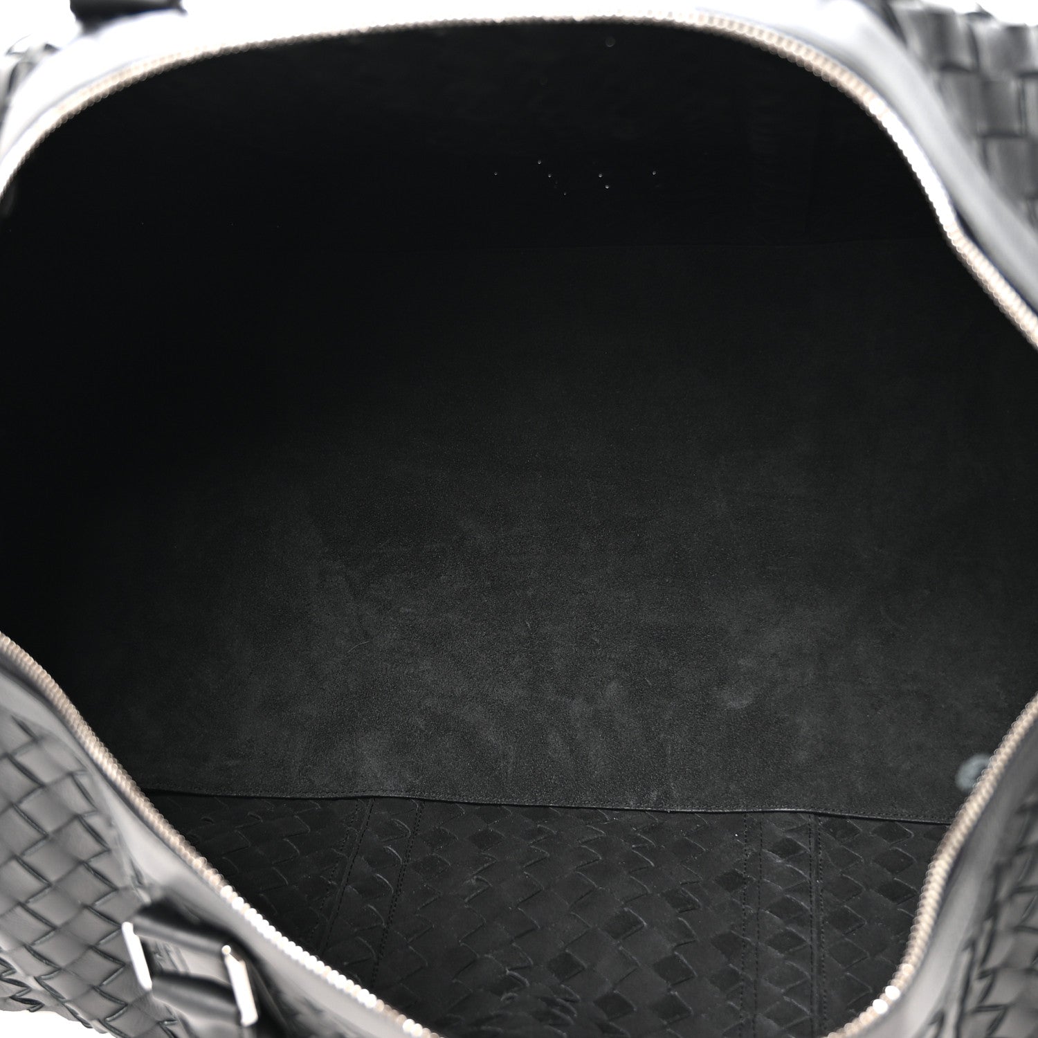 Bottega Veneta Nappa Intrecciato Weekend Bag Black 5 of 10