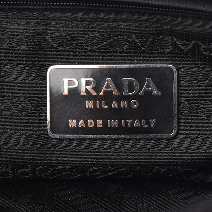 Prada Tessuto Nylon Beaded Bag Black 6 of 14