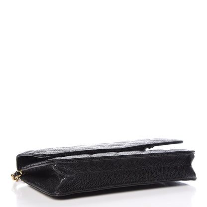 Chanel Caviar Quilted Wallet On Chain WOC Black 4 of 11