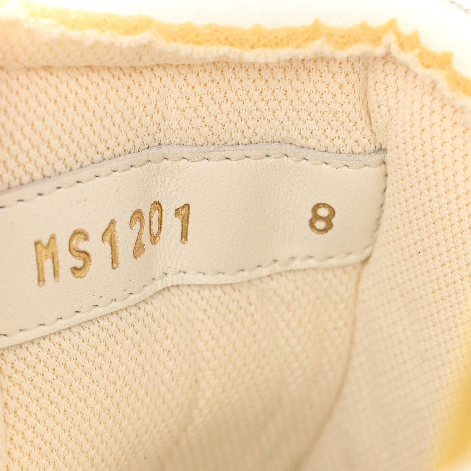 Louis Vuitton Calfskin Mens Luxembourg Samothrace Sneakers 8 White Yellow Green 7 of 7