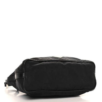 Prada Tessuto Nylon Vitello Hobo Black 4 of 11