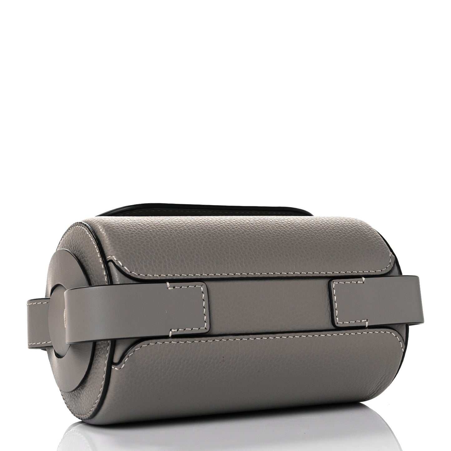Small Grain Smooth Calfskin Mini Darryl Crossbody Motty Grey