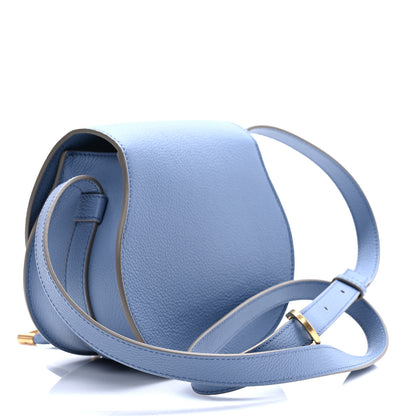 Chloe Grained Calfskin Small Marcie Saddle Bag Shady Cobalt 2 of 8