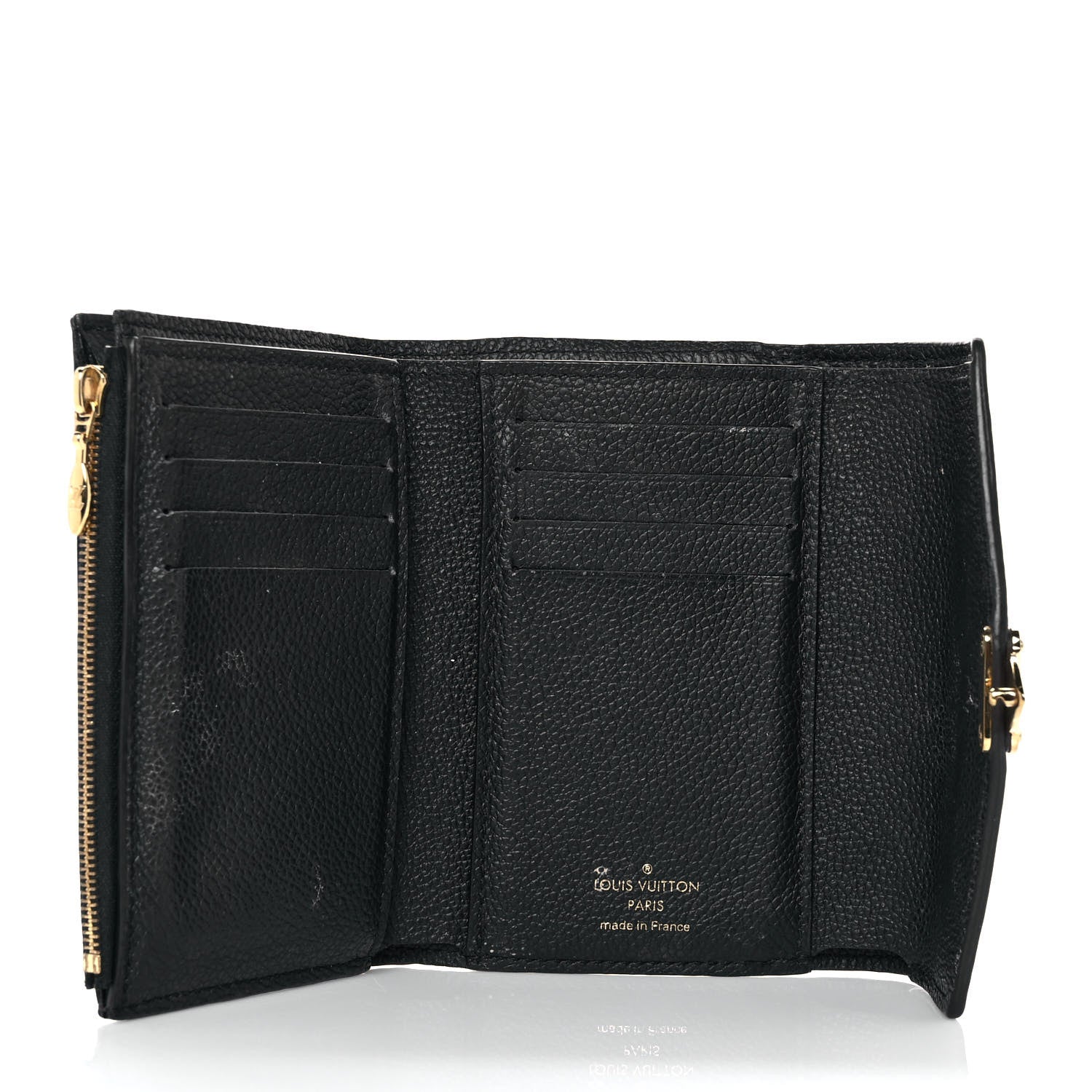 Louis Vuitton Monogram Pallas Compact Wallet NM Black 5 of 10