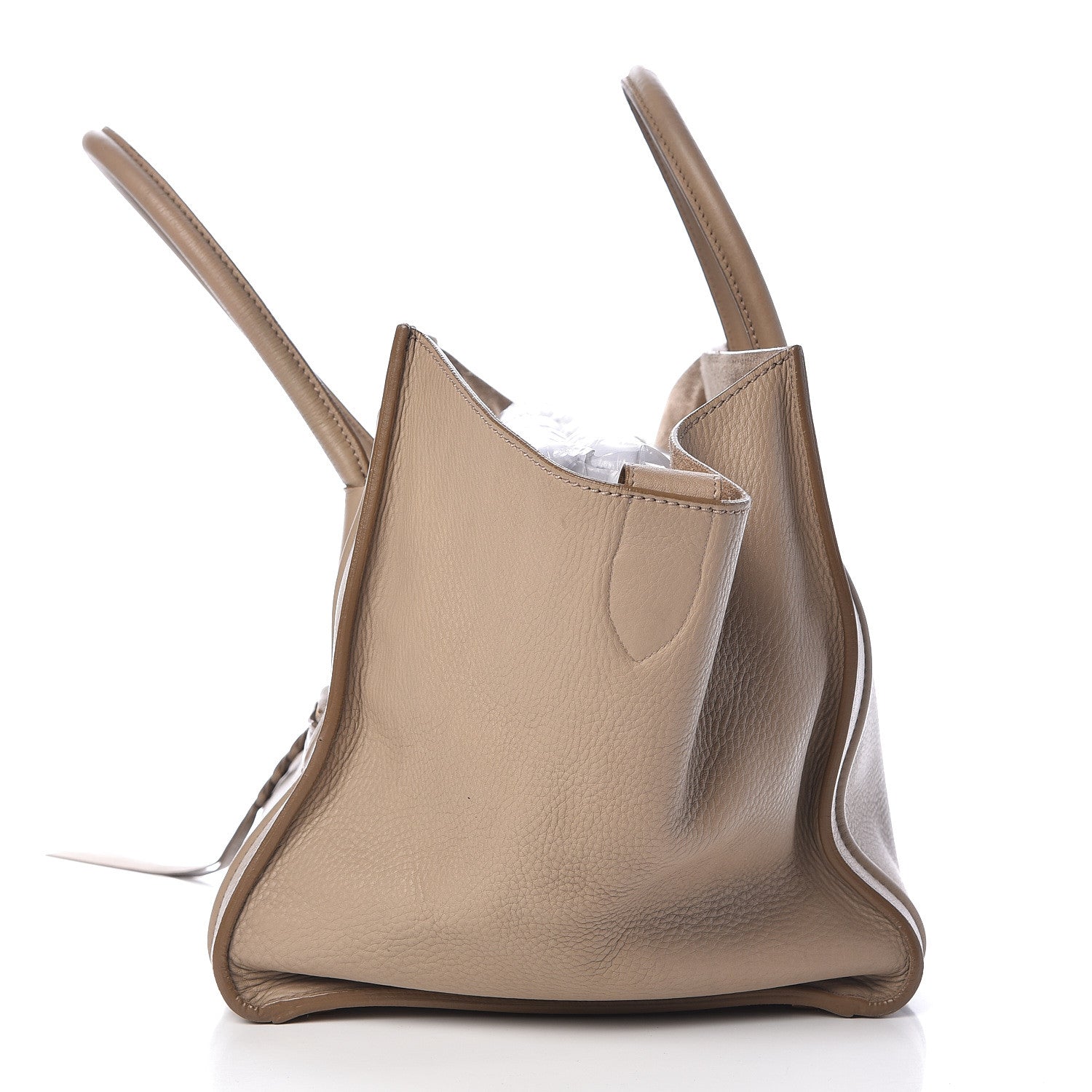 Celine Supple Calfskin Medium Phantom Luggage Beige 12 of 20