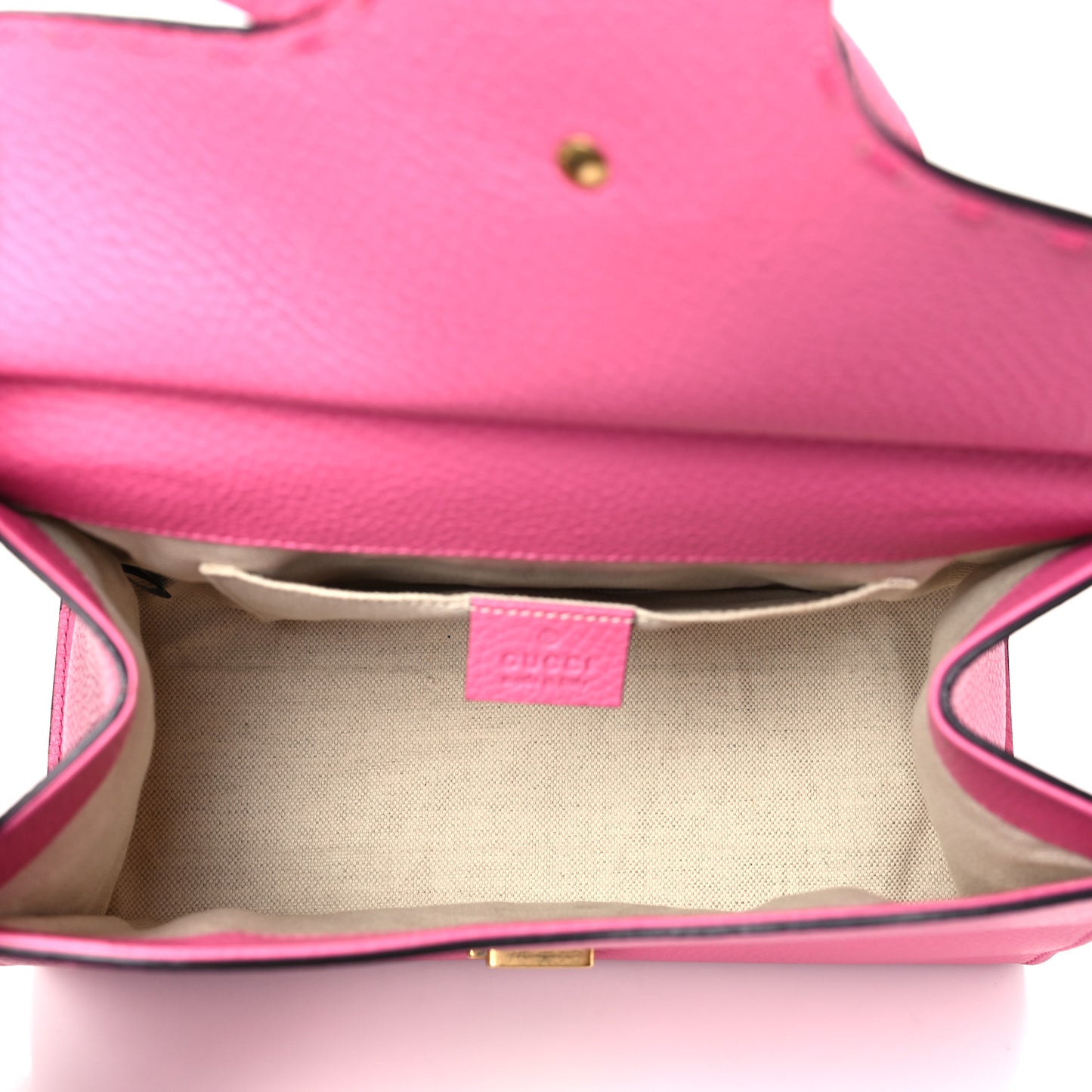 Cellarius Calfskin Mini GG Marmont Top Handle Bag Tropical Pink Flower