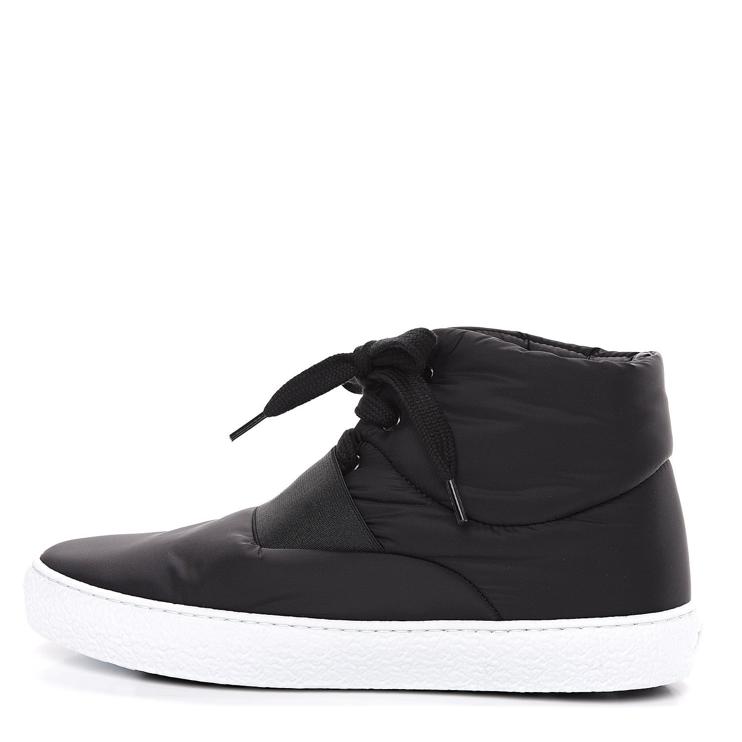 Chanel Nylon High Top Sneakers 36 Black 1 of 8