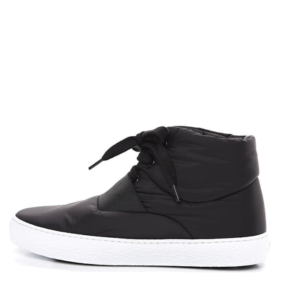 Chanel Nylon High Top Sneakers 36 Black 1 of 8