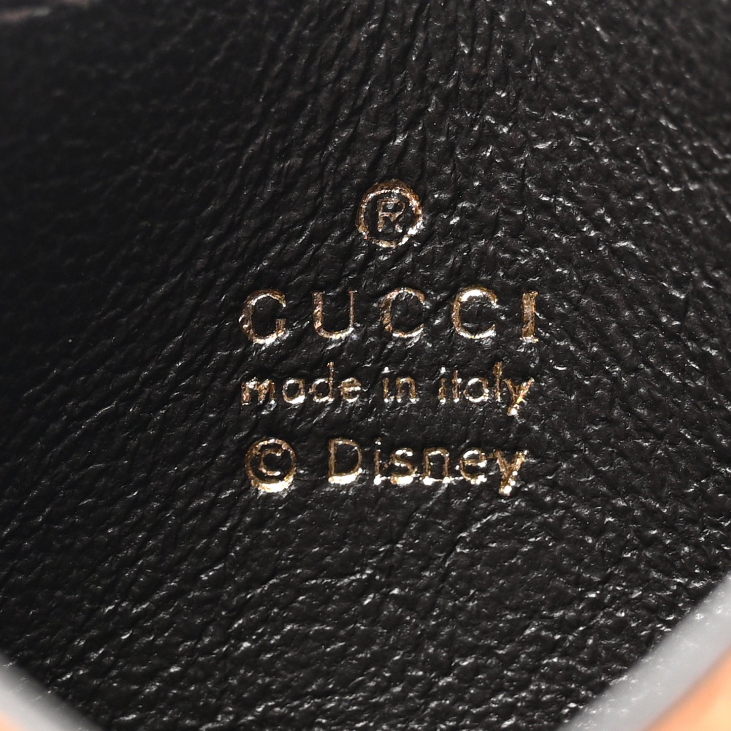X DISNEY Mini Vintage GG Supreme Monogram Mickey Mouse Card Holder Beige Vintage Sun Oil