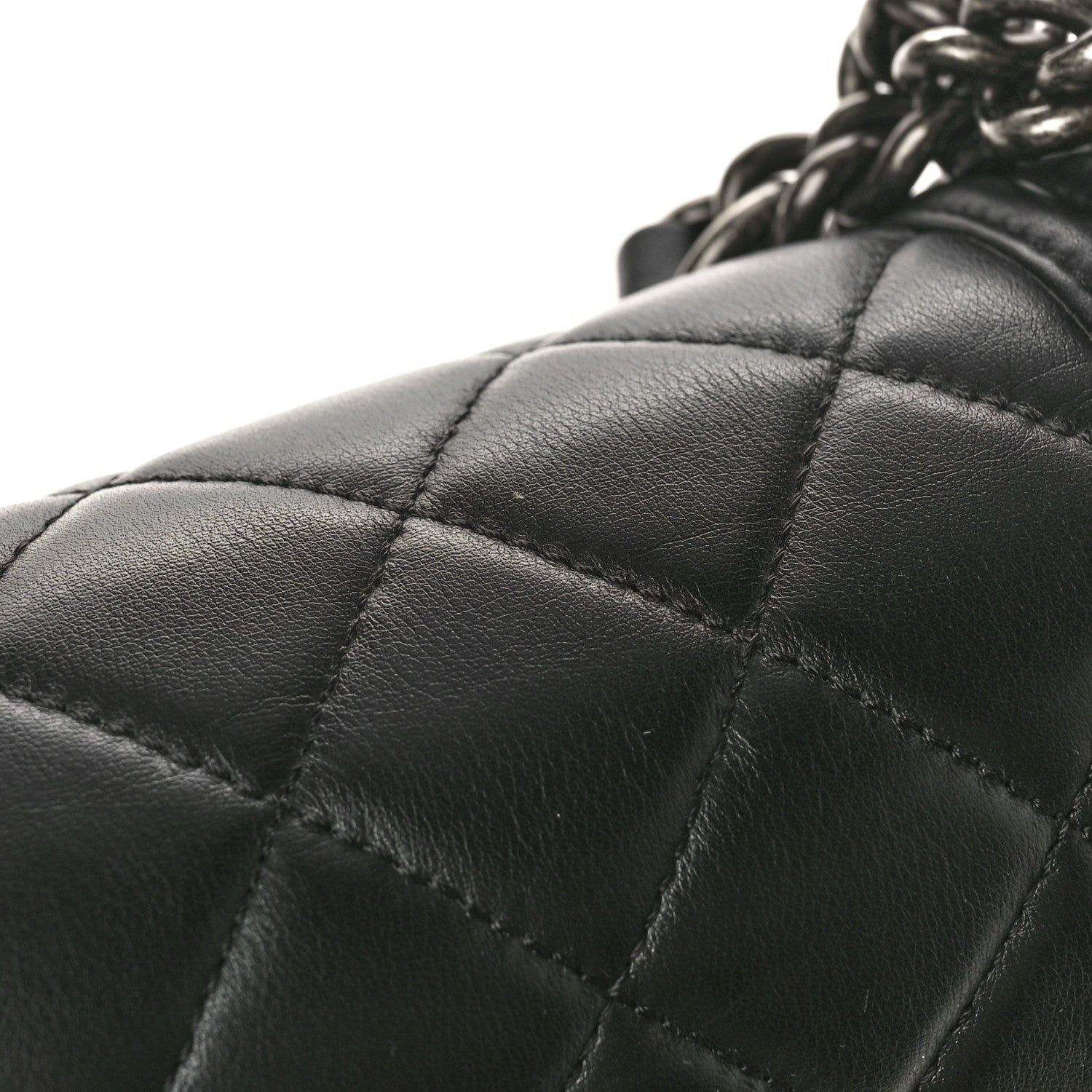 Chanel Calfskin Quilted Large Boy Flap Black 11 of 13