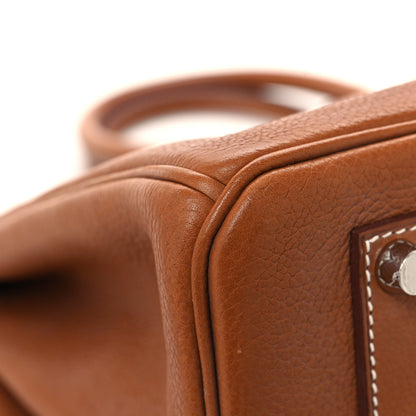 Hermes Natural Barenia Faubourg Birkin 35 Fauve 11 of 16