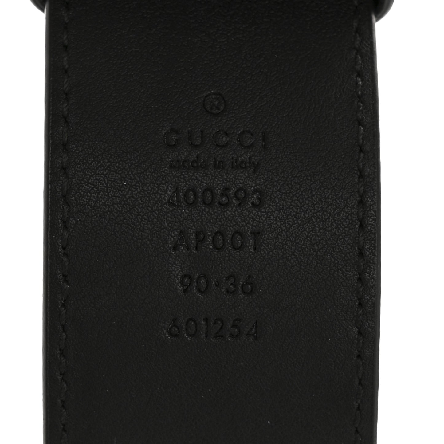 Calfskin Double G 40mm Belt 90 36 Black