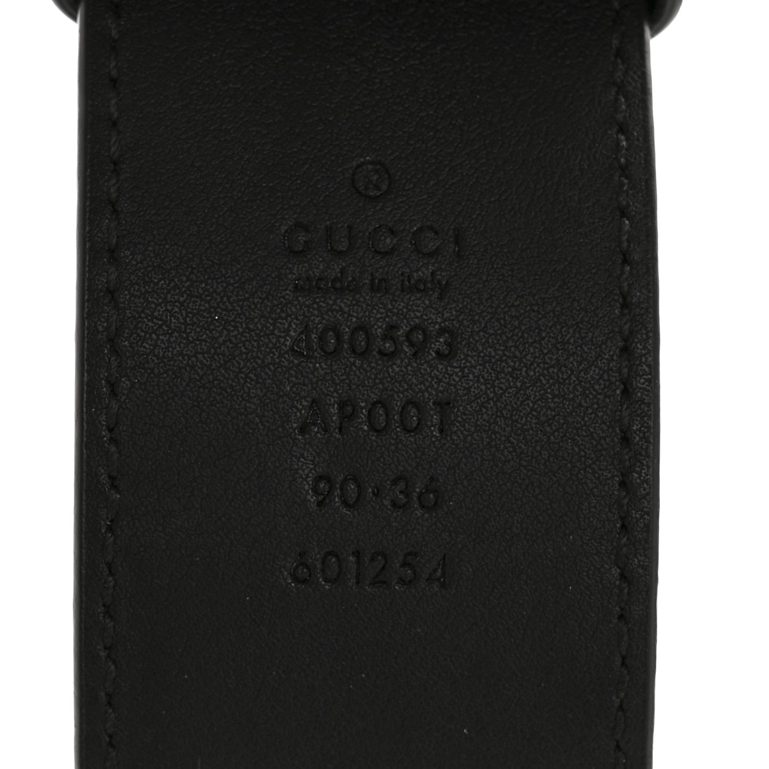 Gucci Calfskin Double G 40mm Belt 90 36 Black 5 of 6