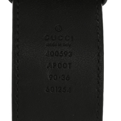 Gucci Calfskin Double G 40mm Belt 90 36 Black 5 of 6