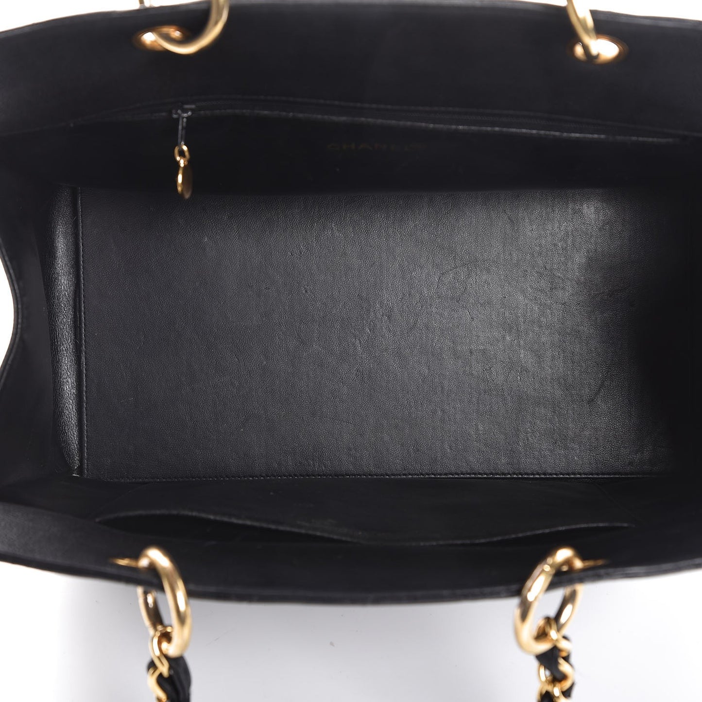 Caviar Quilted Grand Shopping Tote GST Black