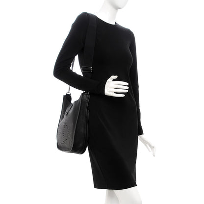 Hermes Taurillon Clemence Evelyne III PM Black 2 of 7