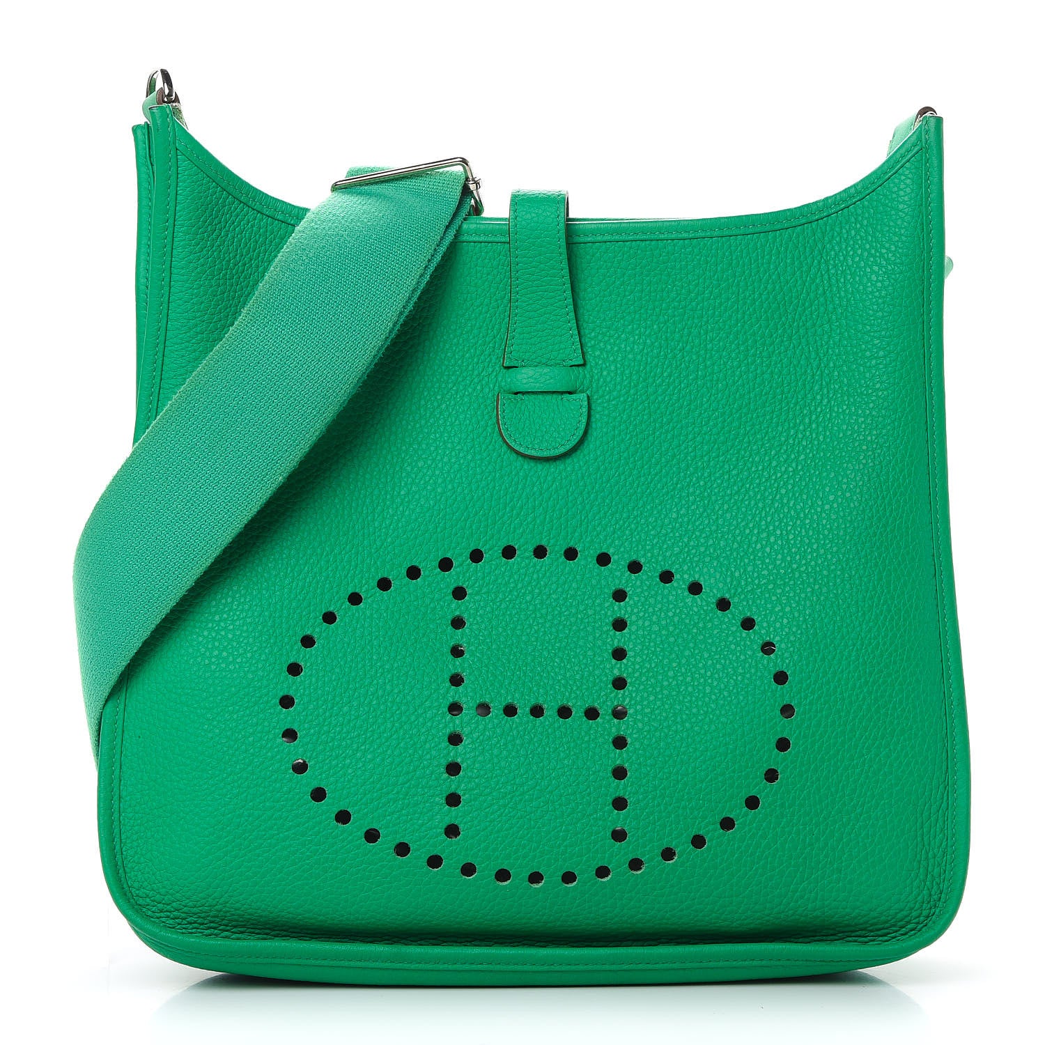 Hermes Taurillon Clemence Evelyne III GM Menthe 1 of 12