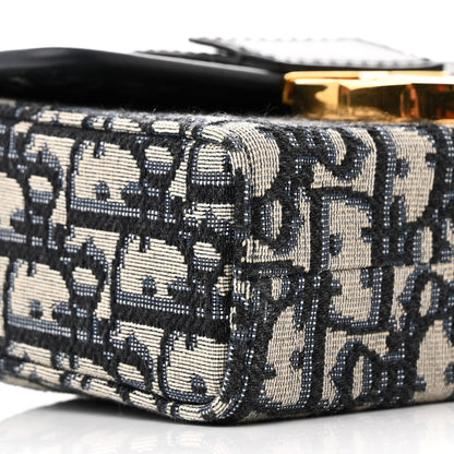 Christian Dior Oblique 30 Montaigne Box Bag Blue 9 of 14