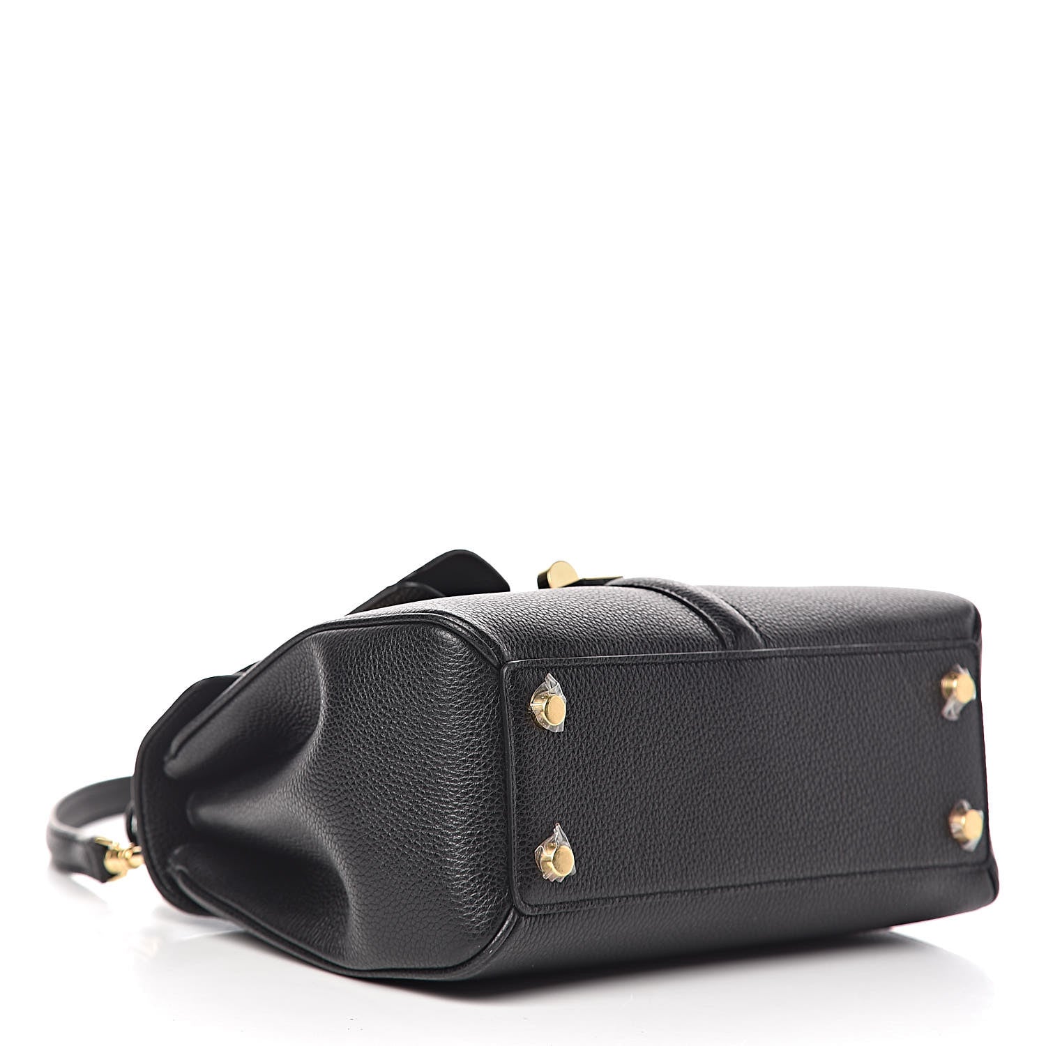 Celine Grained Calfskin Small 16 Top Handle Bag Black 4 of 9