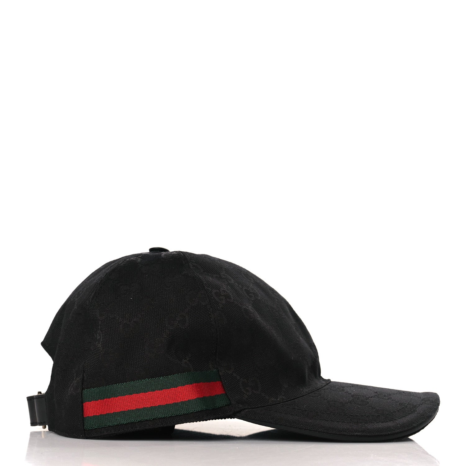 Gucci Monogram Web Baseball Hat XXL Black 4 of 8