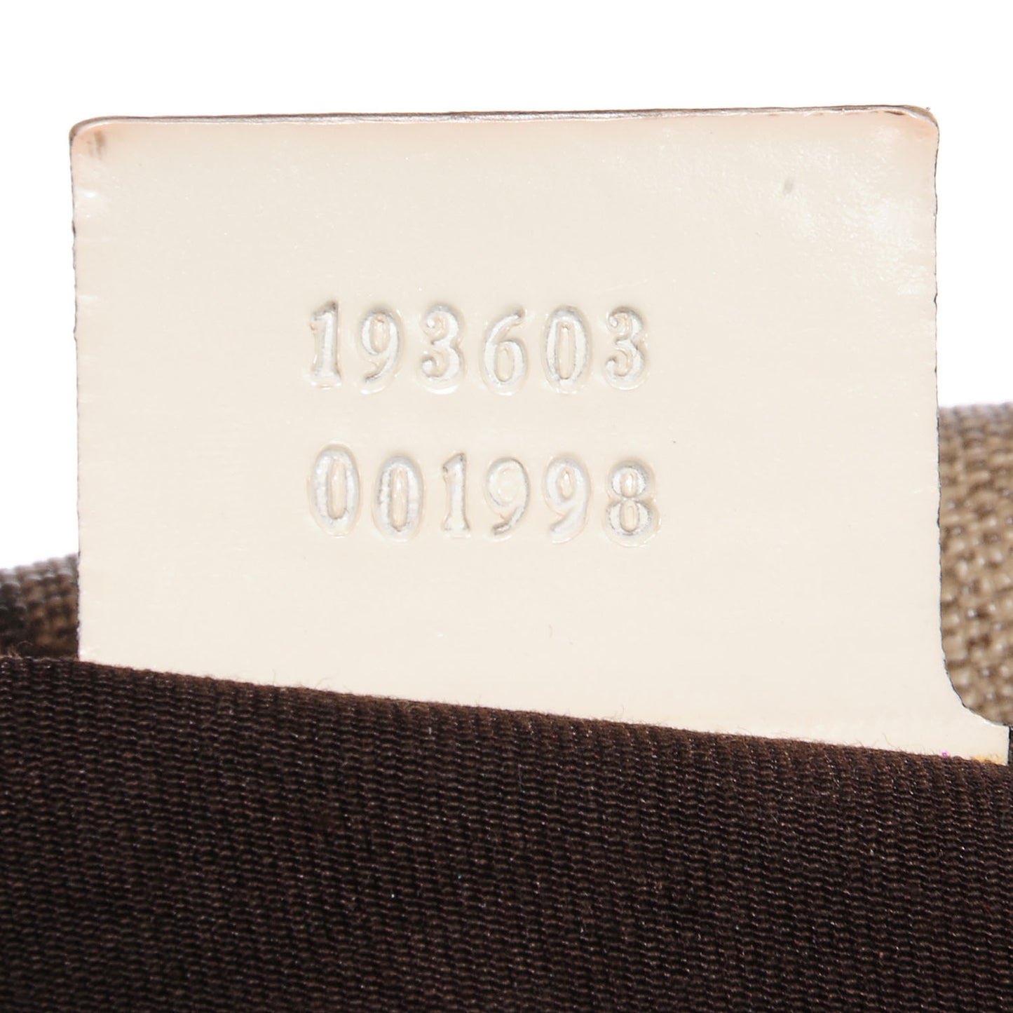 Monogram Coated Canvas Medium Joy Boston Off White