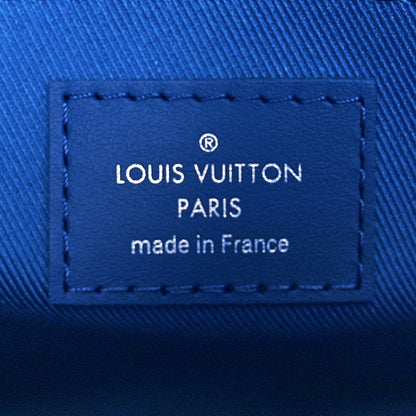 Louis Vuitton Monogram Macassar Pochette Voyage MM  Grand Blue 6 of 9