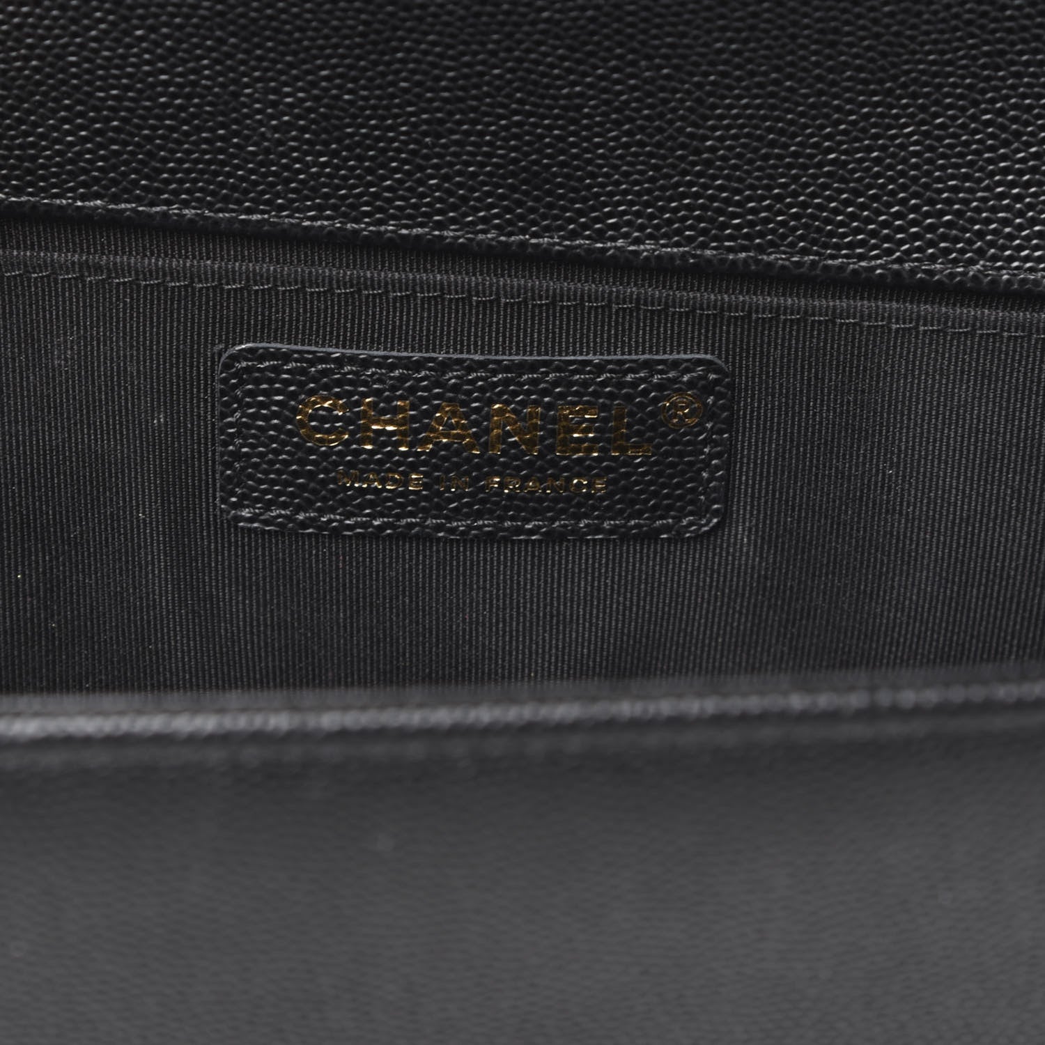 Chanel Caviar Quilted Medium Boy Flap Black 7 of 10