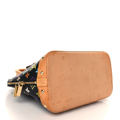 Louis Vuitton Monogram Multicolor Alma Black 4 of 8