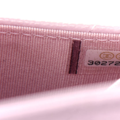Chanel Caviar Quilted Coco Candy Card Holder On Chain Light Pink 7 of 11