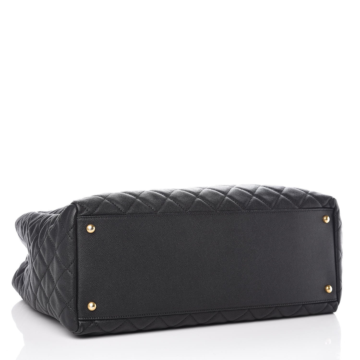 Chanel Caviar Quilted Large Coco Handle Shopping Tote Black 4 of 8