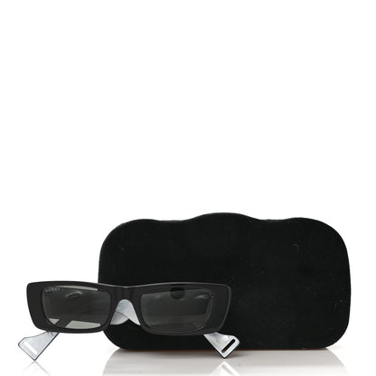 Gucci Acetate Rectangular Sunglasses GG0516S Black 8 of 8