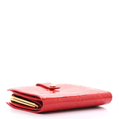 Louis Vuitton Vernis French Purse Wallet Red 4 of 7