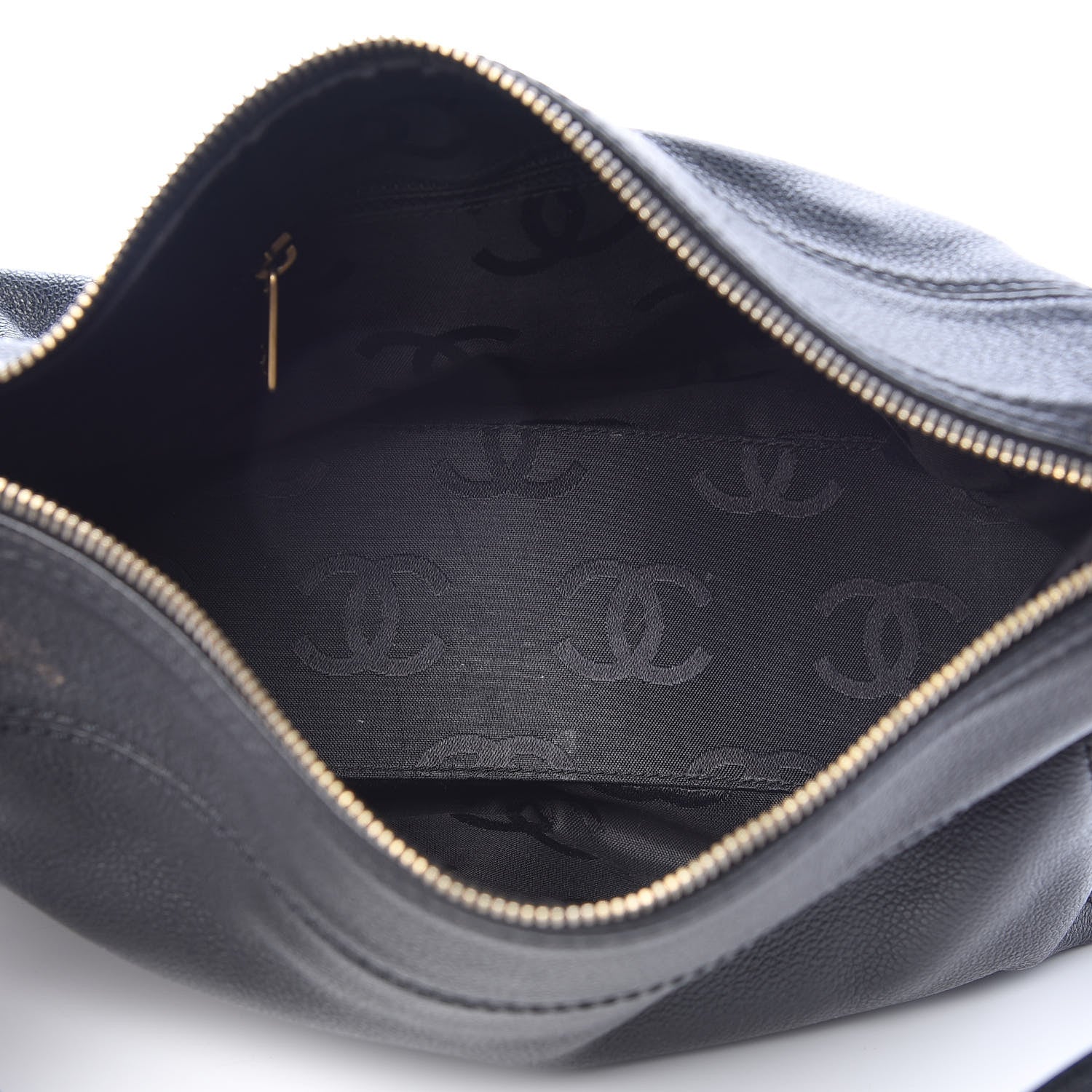 Chanel Calfskin Hobo Black 5 of 15
