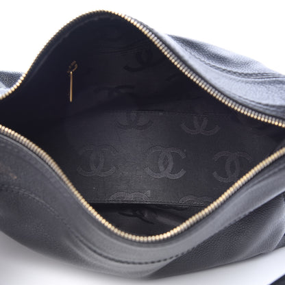 Chanel Calfskin Hobo Black 5 of 15
