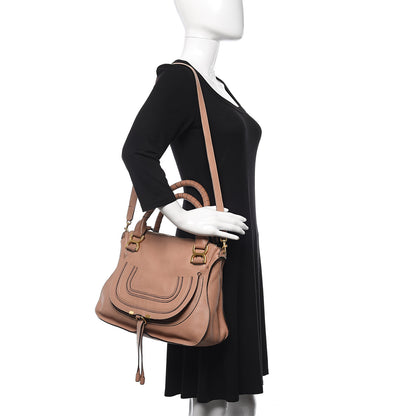 Chloe Calfskin Medium Marcie Satchel Anemone Pink 2 of 11